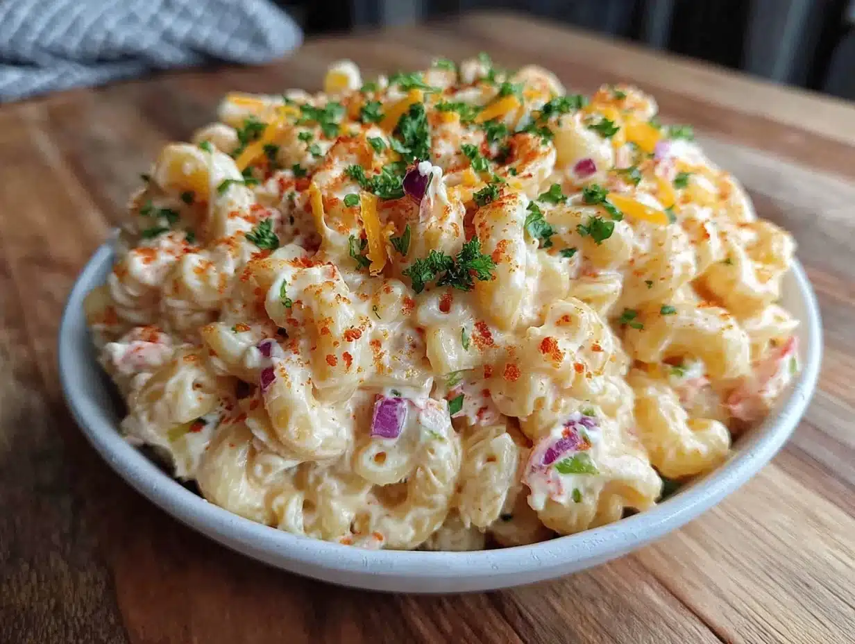 The Best Creamy Macaroni Salad for Potlucks & BBQs